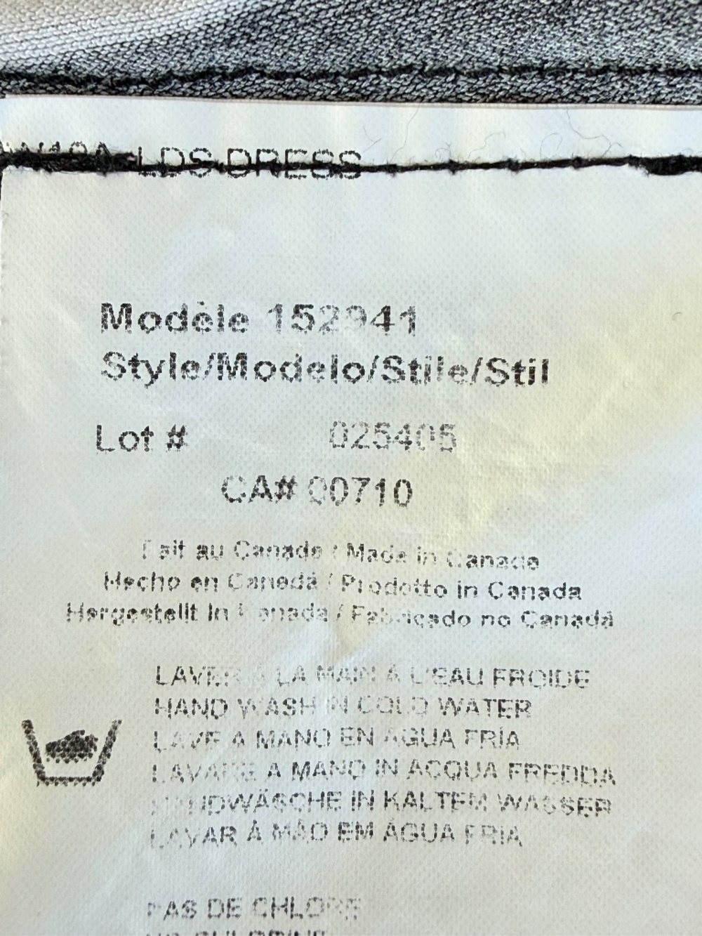 Joseph Ribkoff Sleeveless Stripe Dress Size 14 | Asymmetrical Hem - Picture 4 of 7